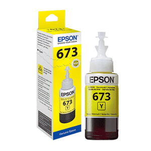 673 EcoTank yellow ink bottle