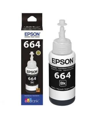 664 EcoTank Black ink bottle