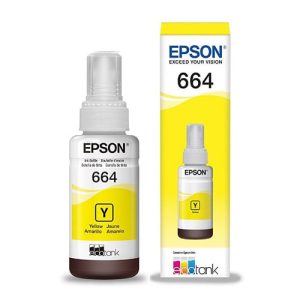 664 EcoTank yellow ink bottle